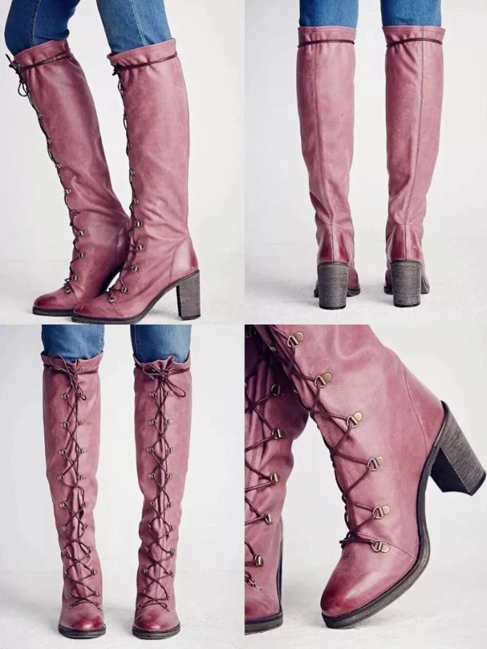 FREE PEOPLE Memphis Lace Up Boot